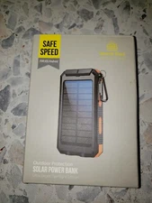 Safe Speed Outdoor Protection Solar Power Bank BRAND NEW 10000mah