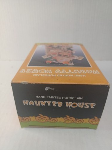 Vintage handbemalt Porzellan Spukhaus Halloween Deko gruselig - Bild 4 von 6
