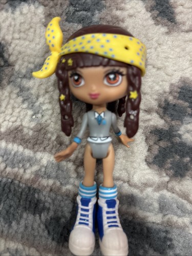 Chaussures de poupée Kuu Kuu Harajuku ANGEL mode échange breloques OK + Mattel 4" marron jaune - Photo 2/3