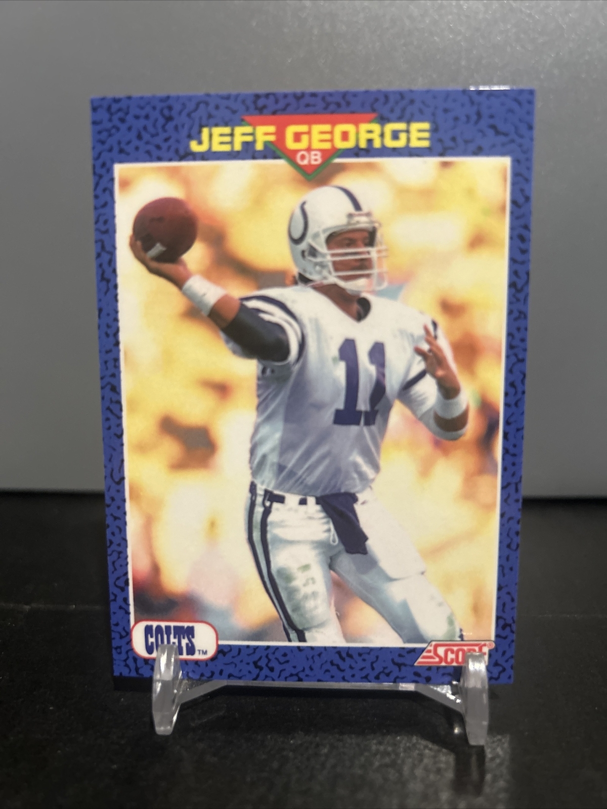 1991 Score Young Superstars Jeff George Indianapolis Colts #27