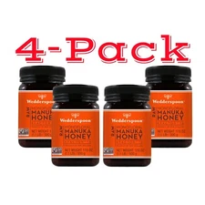 WEDDERSPOON NEW ZEALAND RAW MANUKA HONEY 4 Pack KFACTOR 16+ 1.1Lb 500g Kosher