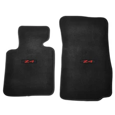 Floor Mats Fits 03-08 BMW E85 E86 Z4 Coupe Black Nylon Carpet 2PCS