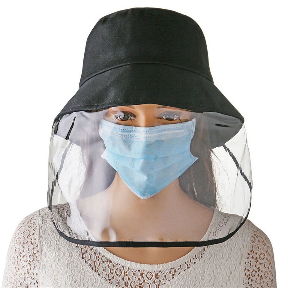 Dust Cap Microscope Fisherman Full Face Hat Protective Cover Saliva-proof Dust-proof Visor ...