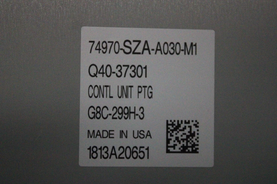 Honda Pilot 2013 módulo de control de puerta levadiza eléctrica 74970-SZA-A03 OEM 2009-2015 Foto 4 de 4