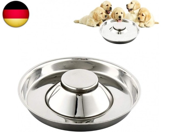 Suoxu Futternapf FüR Welpen, Edelstahl, Metall, Kann FüR Mehrere Welpen G-image