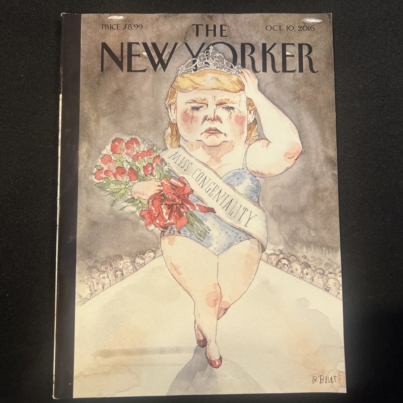 New Yorker Magazine - October 10, 2016 “Miss Congeniality” On Cover