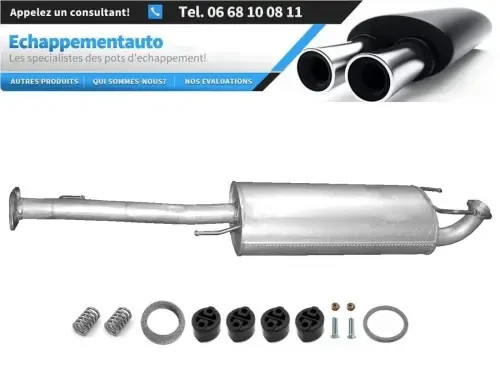 Silencieux intermédiaire Toyota Land Cruiser 4.0 | Performance échappement