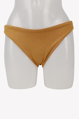 Maaji Damen Bademode Gr. 38 (M) Gold NEU Unterteil Bikini-Hose Sommer