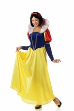 Snow Fairy Tales Women White Costume Dress And Hair Ribbon Halloween 00961
