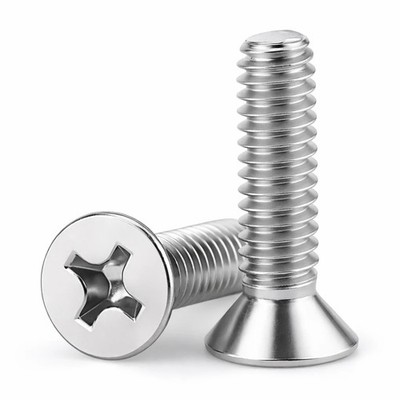 BULK BOX! #6-32x1'' Flat Phillips Machine Screw Flat Phillips Zinc CR+3 12000pcs