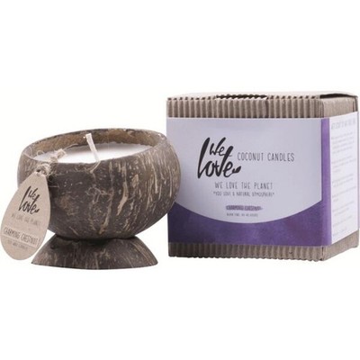 Candela profumata al cocco We Love The Planet Coconut Candle Charming Chestnut 2