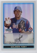 2009 Bowman Chrome Prospects Refractor 387/500 Wilmer Font #BCP163 qw7