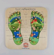 REFLEXOLOGY - Acupressure Reflexology Foot Board 12x12 Feet Therapy Map