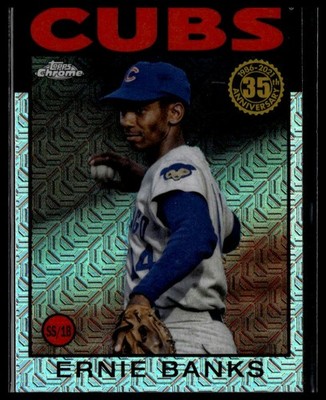 2021 Topps Update #86C-23 Ernie Banks 1986 Topps Chrome