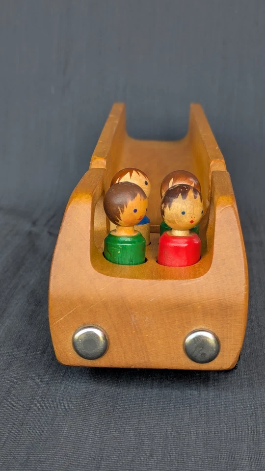 SPIEL NAEF LKW TRUCK Lastwagen Sattelschlepper wooden swiss made toy mid century - Bild 4 von 4
