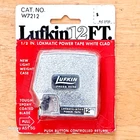 Vintage Lufkin W7212 12ft Lokmatic Power Tape Measure White Clad NEW NOS FREE SH