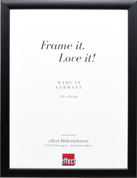 Effect Holz-Bilderrahmen Profil 43 Schwarz 70X100 Cm Museumsglas-image