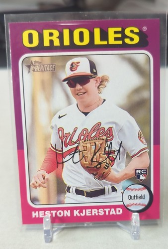 2024 Topps Heritage #327 Heston Kjerstad | Baseball Card