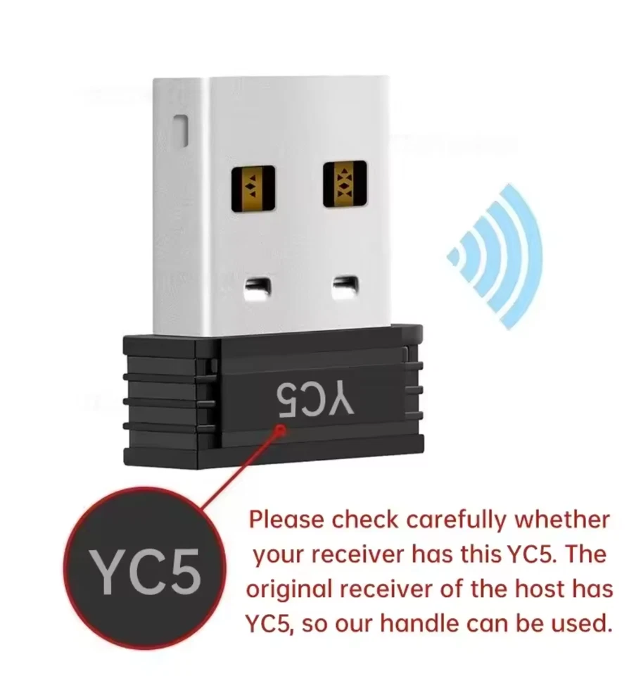 2,4 GHz Wireless Gamepad für Game Controller – USB-Joystick für PC, Android TV - Bild 4 von 4