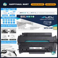 High-Quality Compatible Black Toner Cartridge for HP 55A CE255A - 1-Pack, Fits P