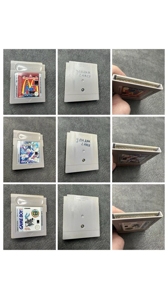 Lote de 9 Juegos Nintendo Game Boy - Donkey Kong, DuckTales 2, Hugo, McDonaldland Foto 4 de 4