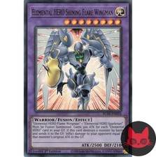 Yugioh Elementar-HELD Shining Flare Wingman BLAR-DE054 Ultra Rare 1. Auflage NM