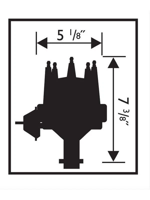MSD Distributor Pro-Billet Street Chevy Big/Small Block (MSD-8361) (8361) - Image 2 of 4