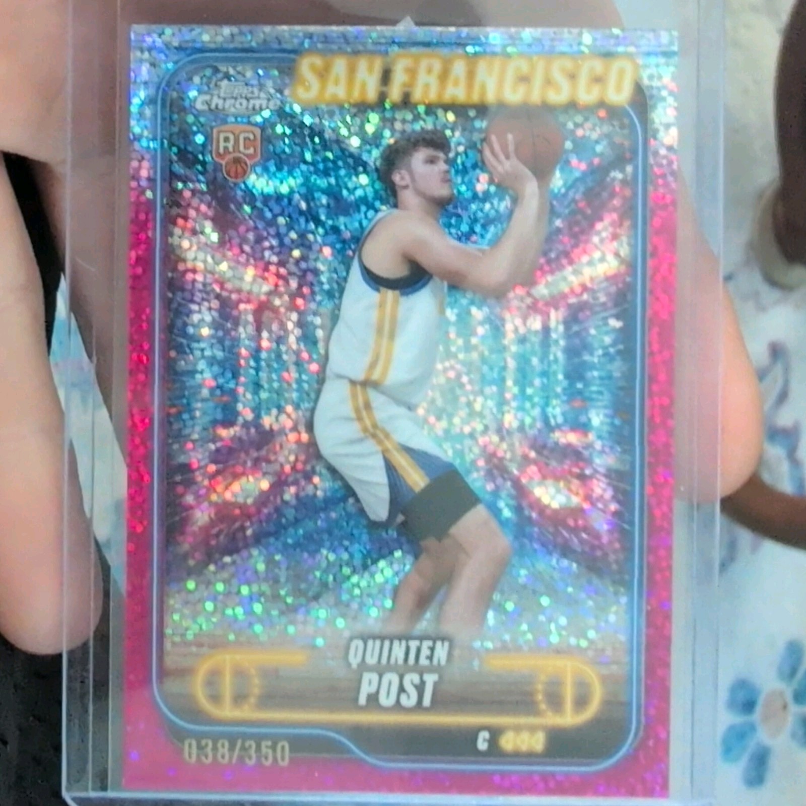 Topps 2025 Basketball Quinten Post Rookie #121 Magenta Speckle Card /350