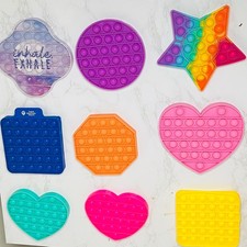 9-Pack Fidget Toy Bundle Assorted Pop Its  Sensory Toys  Stress Relief Set