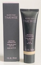 New In Box Mary Kay Timewise Matte 3D Foundation Bronze C 180 Full Size