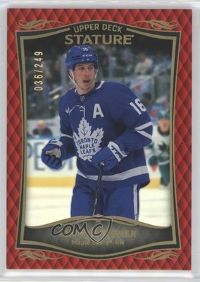 2024-25 Upper Deck Stature 2023-24 Base Red 36/249 Mitch Marner #16 0y3o