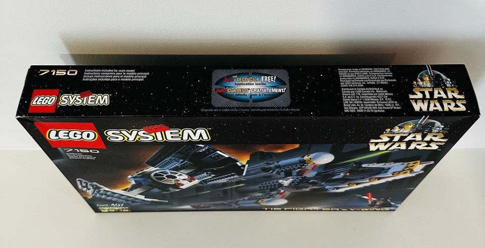 NEW ~ LEGO System STAR WARS 7150 TIE Fighter & Y-Wing Darth Vader 407pcs Retired - Image 3 of 4