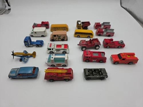 Vtg Lot Of 29 Hot Wheels Matchbox & Various Cars 70s 80s 90s Tootsie Lone Star