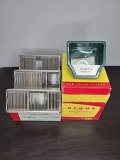 Vintage 1960's Argus PreViewer for Color Slides Model No 660 With Slides Retro