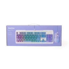 Gamestop Purple Gaming Keyboard and Mouse Combo for PC