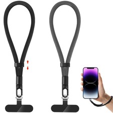 Adjustable Cell Phone Lanyard Strap, 2 Pack Wrist Strap for Smartphones