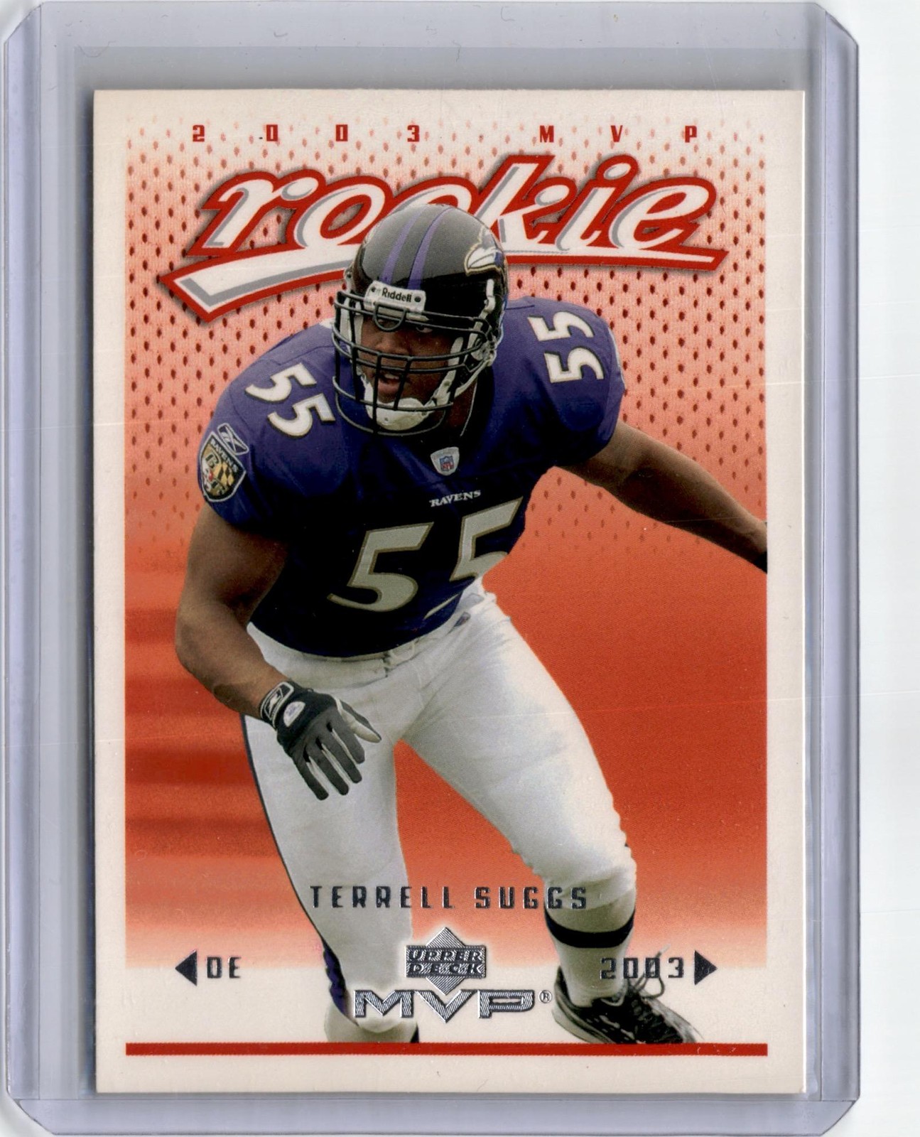2003 Upper Deck MVP Terrell Suggs #417 RC Baltimore Ravens