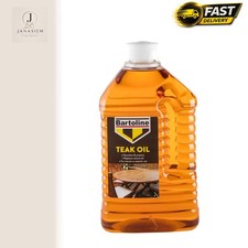 Teak Oil 2L - Deep Penetrating Wood Oil for Indoor & Outdoor Furniture Care 10.50 per litre