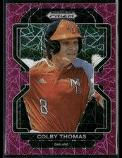 Colby Thomas 2022 Panini Prizm Draft Picks Oakland Athletics