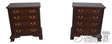 L70378: Pair HENKEL HARRIS Model 116 Mahogany Nightstands