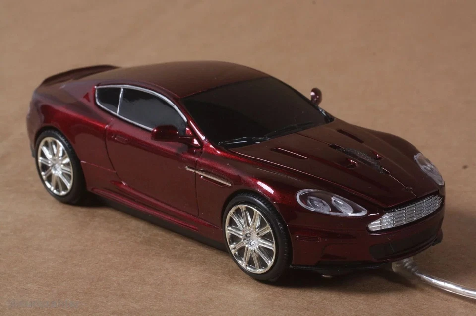 CLICK CAR MOUSE Aston Martin DBS Magnum Red USB optical 800dpi PC Maus 1,5m Kabel click car M...