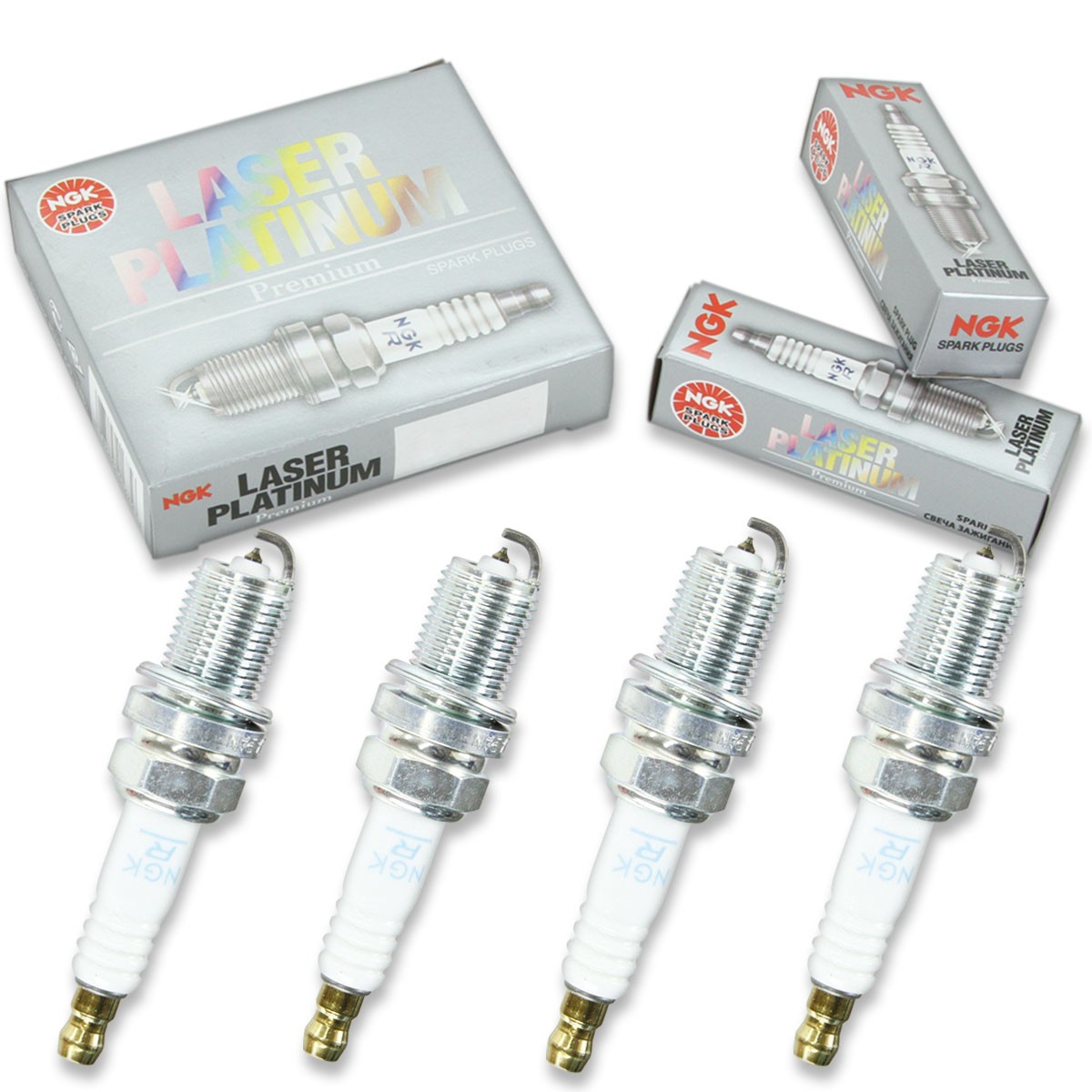 4 pcs NGK Laser Platinum Spark Plugs for 2006 Hyundai Sonata 2.4L L4 - jk