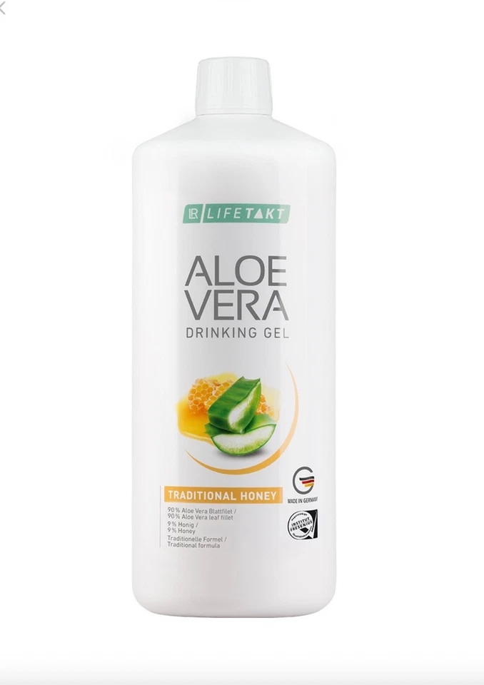 LR HEALTH & BEAUTY SYSTEMS Original LR Aloe Vera Drinking Gel Traditionell mit Honig MHD 09/26