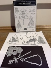 Stampin Up NEW Frosted Forest Photopolymer Stamp Set Coordinating Dies
