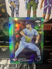 Mason Fluharty RC Aqua Refractor /299 2025 Topps Chrome Update Blue Jays