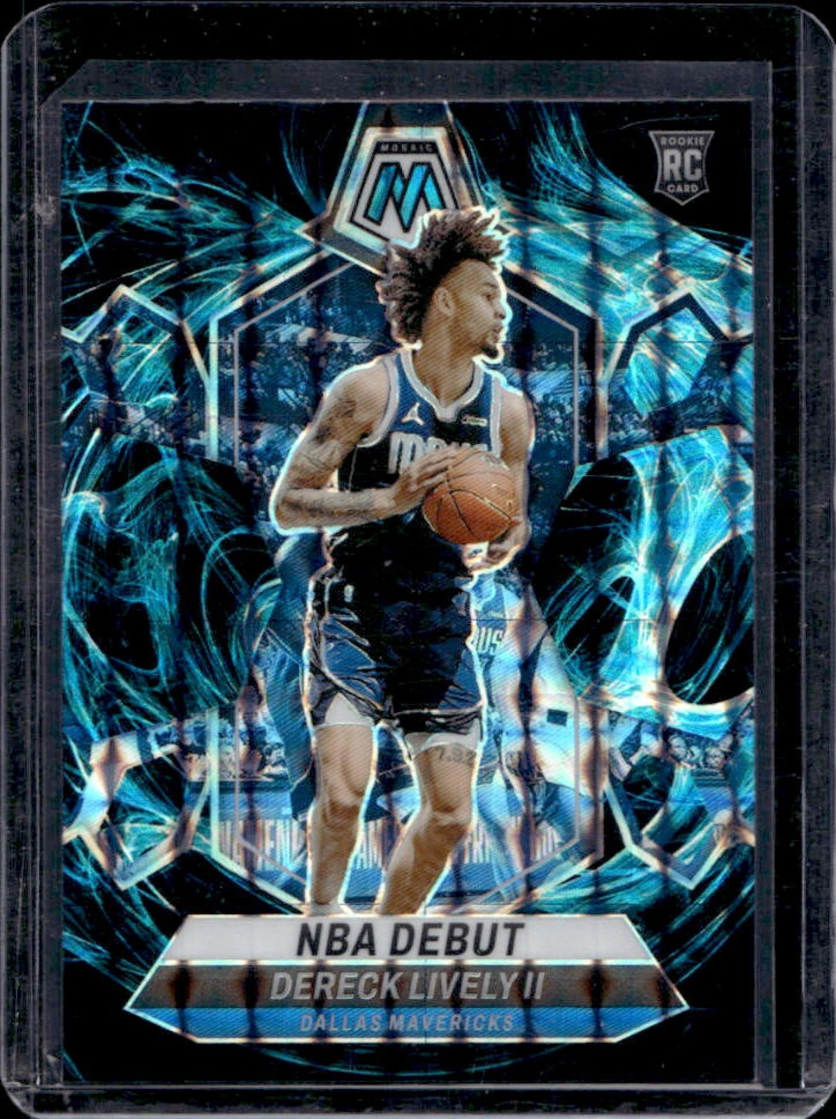 2023-24 Mosaic Dereck Lively II RC Genesis NBA Debut #265 Mavericks