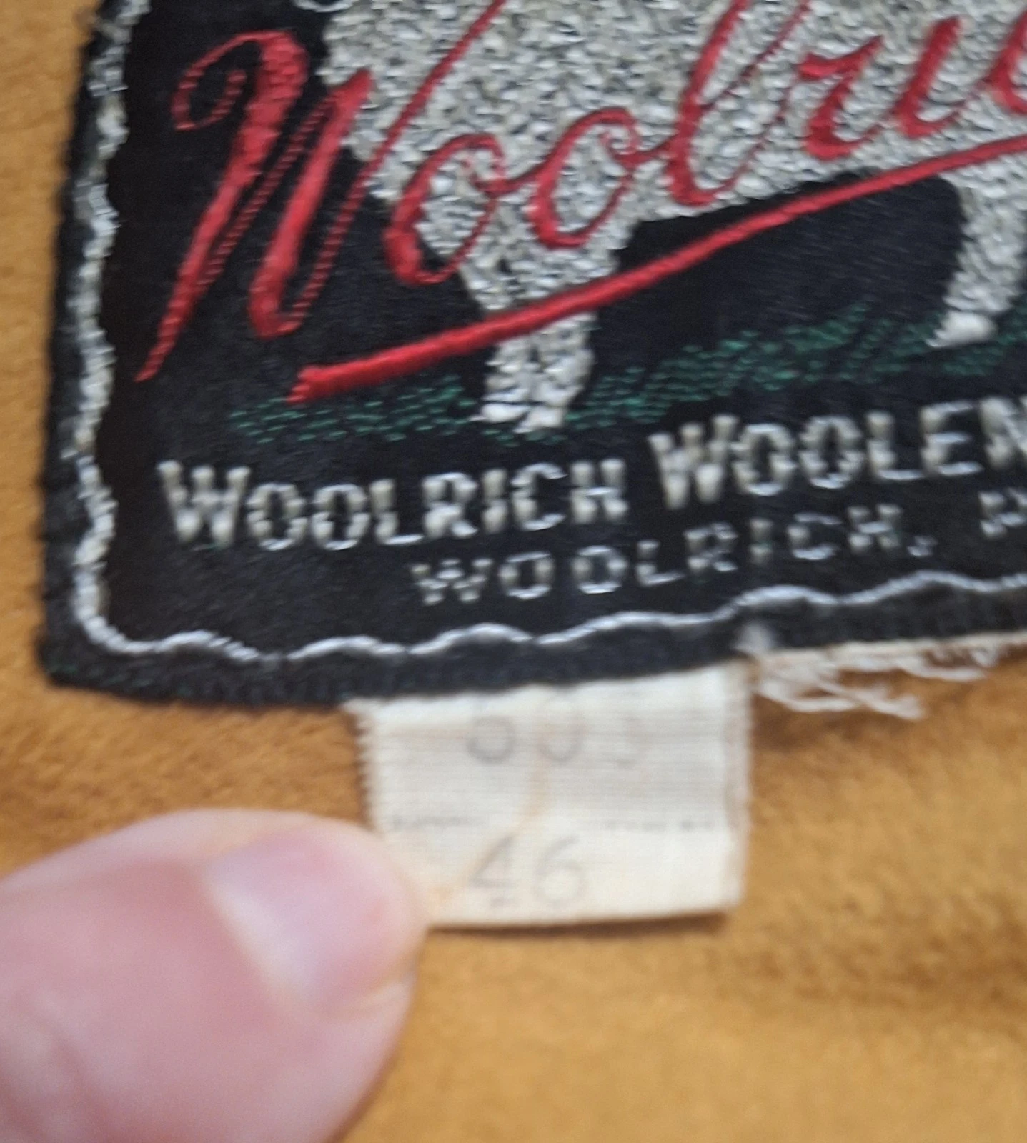 Vintage Woolrich Mackinaw Hunting Jacket Mens 46 Red Buffalo Plaid Wool 503 image 7