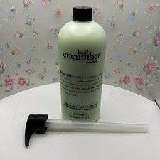 Philosophy Basil Cucumber Cooler Shampoo Shower Gel Bubble Bath 32oz Sealed