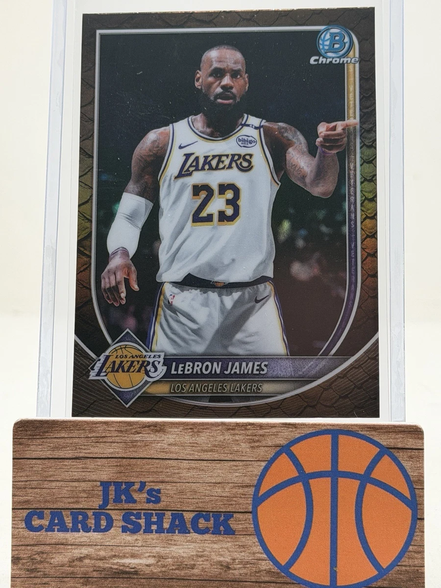 Bowman LeBron James Basketball Sports Trading Card Singles for