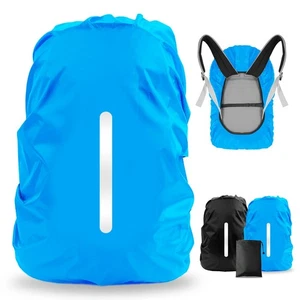 2 Pack Waterproof Rain Cover for M (For 30L-40L backpack ) Black + Blue - Picture 1 of 7